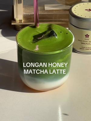 longan honey matcha latte 🌼🍯 @Nami Matcha new kana matcha: she’s fresh, savoury, umami, & vegetal!  if you want to try use my code “KRISTY15” for 15% off!  🌟 recipe:  〰️1tbsp longan honey syrup 〰️ice 〰️1/2 milk 〰️2tsp matcha + 50ml warm water #homecafe #matcha #matchalover #matcharecipe #matchalatte  