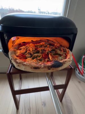 god I missed making the pizza. this is ma lunch time leftover pizza #pizza #leftoverpizza #pizzashop #pizzadough @gozney 