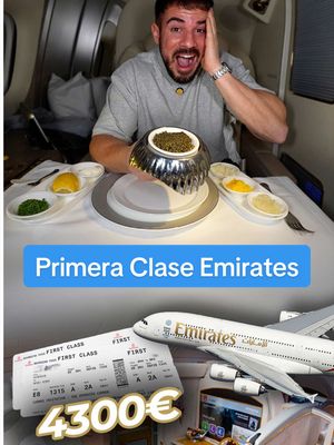 La Primera Clase de Emirates (4265€ Seúl - Madrid): Viajo por primera vez en First Class y voy a contarte como es la experiencia volando en Primera Clase con la compañía Emirates. En este vuelo viajo a bordo del avión Boeing 777 300 ER y te enseñaré como es la "habitación", los extras, servicios incluidos como chofer.. así como la comida en el avión, con un menú en el que tienes hasta Caviar de manera ilimitada. Merecerá la pena viajar en First Class con Emirates? 