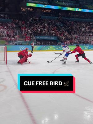 ABSOLUTE CINEMA 🏒 Matt Boldy locks in an EARLY Team USA lead in the #WinterOlympics gold medal game!