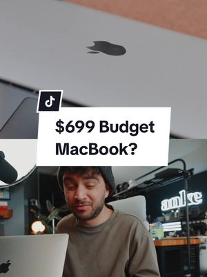 MacBook at $699? I am so excited to see what Apple has in store for us. I am also extremely excited to see what type of Apple Displays we are about to get... Tbh, I hope the new Budget MacBook comes in at $599 instead. #Tech #techtok #macbook #apple #budget 