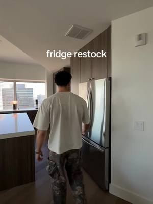 restock my fridge with me  #fridgerestock #restock #asmr #fridgeorganization #CleanTok
