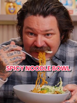 HOW DO YOU MAKE INSTANT RAMEN BETTER? I’M FULL OF TIPS AND TRICKS AND NOODLES AND MUSHIES SO LISTEN UP THIS IS FOR YOUR BRAIN HEART AND SOUL SLURP UP THIS UMAMI MAMI SPICY NOODLY BOWL WITH @Mushroom Council #itsnotmagicitsmushrooms #mushroompartner 