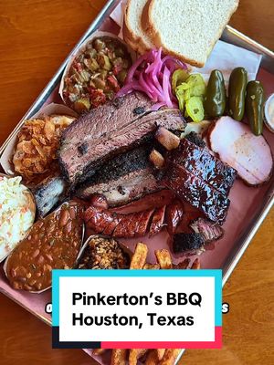Pinkerton’s BBQ has a shiny new location on Shepherd in the former 59 Diner space! All the great smoked meats from the original location on Airline, plus some cool new sides like the beef tallow fries, AND smoked Whole hog on Saturdays! It’s a Michelin Bib Gourmand and very legit! Get some Houston! 📍Pinkerton’s BBQ  Houston, Texas  #texasbbq #houstonbbq #smokedbrisket #houstonfoodie #houstoneats 