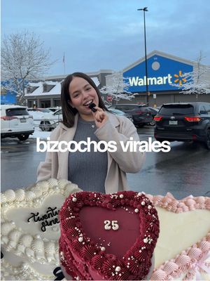 ordenamos el viral Walmart heart cake 🍰 @Walmart ##heartcake##viral##walmartheartcake##birthdayseries##walmart