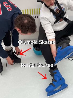 Olympian Jason Brown tests rental skates 😂 @Jason Brown #WinterSportsTikTokContest #winterolympics2026 #olympics #figureskating #sports 