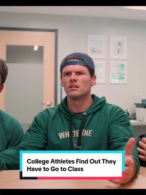 College Athletes Find Out They Actually Have to Go to Class… #college #sketchcomedy 