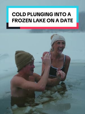 “Don’t leave me hangin” 🤣🥶 #50Dates50States #minnesota #dating #midwest #winter @Sauna Camp 