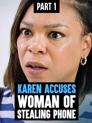 KAREN ACCUSES Woman Of STEALING Phone PT 1 (swipe for PT 2) #dharmann #dharmannfam #inspiration #fyp