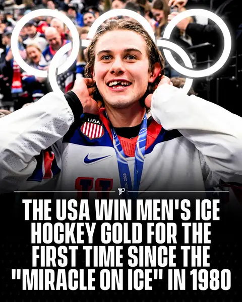 Swipe ⬅️ Team USA won men’s ice hockey gold at the 2026 Winter Olympics after beating Canada 2–1 in overtime, marking their first Olympic title since the legendary Miracle on Ice in 1980. The emotional victory was made even more special as the team honored late NHL star Johnny Gaudreau by bringing his children onto the ice for the gold medal photo, turning the historic win into a heartfelt tribute. - #news #viral #pubity  