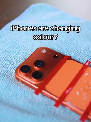 iPhones are changing colour? 🧐