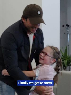 When Thea met Carlos 🥹​ ​ We invited the creator of Sparkles to Grove for an extra special day. Watch now by tapping the link in bio 🦄💙 #f1 #f1tiktok 