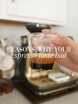 If your espresso shots are tasting too bitter or too sour, these adjustments might help! ☕️🙌🏼 #espresso #coffee #espressomachine #brevilleespresso #coffeerecipes