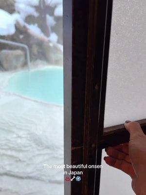 The most beautiful outdoor onsen in Japan, in my opinion. It’s been on my bucket list for a long time, and finally getting here felt incredibly special 🥹 Tucked deep in the mountains, this traditional ryokan’s outdoor onsen feels like soaking inside a winter painting—snow-covered forest, steam rising softly, and a tub naturally layered with delicate white mineral deposits formed over time by the spring itself. This onsen draws from Shirahone Onsen, a natural hot spring known for over 600 years, dating back to the Kamakura period. The name “White Bones” comes from the water itself—famously milky in color, rich in minerals, and traditionally believed to be deeply soothing for both body and skin. There’s a local saying here: Soak for three days, and you won’t catch a cold for three years—a reflection of how highly this spring has been valued for centuries! 🕰️ The outdoor onsen is limited to 30 minutes per session, but once you check in, you can place your room tag on the schedule and return as many times as you like. There’s also a beautiful indoor onsen with a completely different vibe. After soaking, they serve unlimited milk and fruit vinegar for a refreshing recharge. 👘 Service here was just as memorable as the onsen—huge thanks to Akari for taking such wonderful care of us, from guiding us to the room to serving breakfast and dinner and helping with everything along the way. 🚗 How to get here (about 4–5 hours from Tokyo, 4 hours from Nagoya) In summer: From Shinjuku or Nagoya → 🚆 Train to Matsumoto (≈2–2.5 hrs) From Matsumoto → 🚃 Local train to Shin-Shimashima (30 min) → 🚌 Bus to Shirahone Onsen (60 min) → 🚶‍♀️ Get off at Awanoyu (泡の湯), walk ~5 min ❄️ Winter note: buses only stop on the main road, and there are no taxis. Transportation must be arranged in advance. 📍 白骨温泉 小梨の湯 笹屋 🗺️ 4182-1 Azumi, Matsumoto, Nagano 390-1520, Japan . #onsen #hotspring #japan #japantravel #japantiktok 