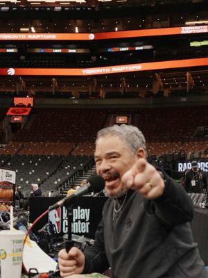 Please welcome... the in-arena voice of your TORONTO RAPTORS! The man, the myth, the legend - Herbie Kuhn 🎙️  Presented by @Subway Canada 
