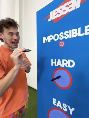 Impossible Knife Throw!