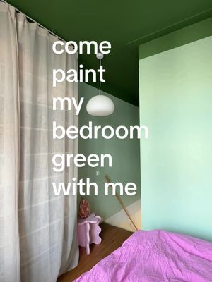 i was so done with the white walls!!! time to bring in some colorrrrr #bedroommakeover #colorfulroom 