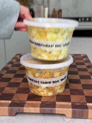 Egg Salad - 2 Different Ways! Perfect for a quick snack or meal packed with protein 🥚🤎 Full recipe up on the blog as always - www.moribyan.com - or tap the link in bio! #Ramadan #Recipe #mealprep #breakfast #lunch 