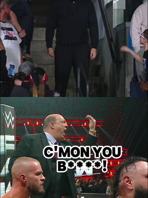 they can't escape this guy 😭 #WWE #PaulHeyman #TheVision #LoganPaul