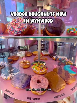 Voodoo Doughnut @voodoodoughnut is officially open in Wynwood Originally founded in Portland, Oregon, these iconic funky doughnuts have built a cult following. Until now, the only other Florida location was at Universal's CityWalk. On the menu you will find the famous Voodoo Doll, the Homer, maple bacon, and plenty of other bold over the top creations. Voodoo Doughnut@voodoodoughnut 2401 NW 2nd Ave Miami, FL 33127 #iviethefoodie #voodoodoughnuts #wynwoodmiami #miamifood 