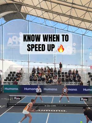 Watch till the end to see the speed up at just the right time!  #pickleball #propickleball #learnpickleball #pickleballpoints 