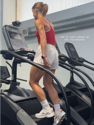 How to last longer… ON THE STAIRMASTER #fitness #stairmaster #gym 