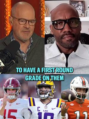 Louis Riddick on which QBs that are going to throw at the NFL Combine that he’s most excited to watch 👀 #nfl #nfldraft #alabamafootball #lsufootball #miamihurricanes 