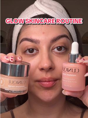 The perfect recipe for glowing skin @Clinique active glow serum and moisture surge 100 hour hydrator