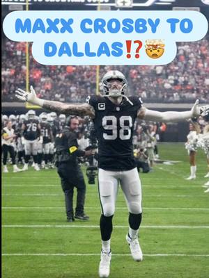 A mock trade from ESPN that would send Maxx Crosby to Dallas and George Pickens to Las Vegas has Skip ready to drive to Sin City 🤣🤣 #nfl #raiders #cowboys #raidernation #cowboysnation 