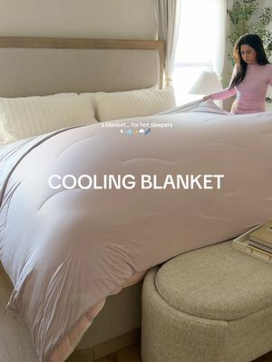 stays cool all night ❄️😭 finally a blanket for us hot sleepers 🌬️🤌🏼 #mellowsleep #coolingblanket #hotsleeper @Mellow Sleep 