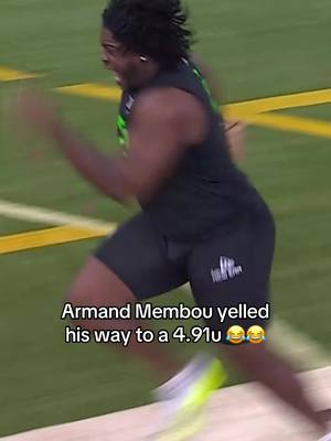 fastest 40-yard dash amongst o-lineman last year 👏🗣️ #newyorkjets #armandmembou #nflcombine #mizzoufootball #nfl 