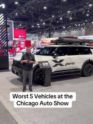 Top 5 worst vehicles at the Chicago auto show #carbuyingtips #delivrd #newcar 