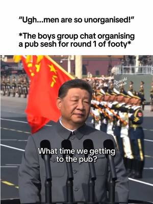 The lads group chats don’t miss a beat 🫡 #NRL #AFL #football 