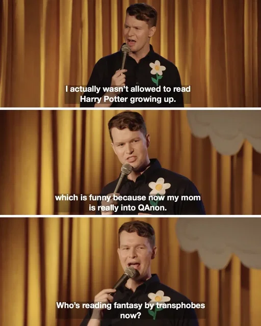 some jokes from my first standup special now streaming!