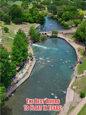 Floating the Comal River in New Braunfels is basically a Texas spring and summer tradition! 💦☀️🛟 The Comal is spring-fed and stays a refreshing 70 to 72 degrees year-round, so even in early spring it feels amazing on a warm afternoon. It’s one of the shortest navigable rivers in the world, but don’t let that fool you. The float typically lasts about 2 to 3 hours and winds right through downtown New Braunfels under beautiful cypress trees with crystal clear water the entire way. You’ll even pass through the famous tube chute for a little extra fun! #texasrivers #Summer #texastodo #texas #floattheriver 