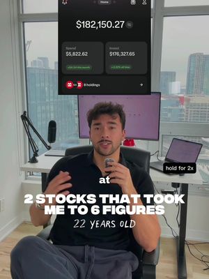 the 2 stocks that took my portfolio to 6 figures! Investing is one of the best ways to grow wealth - if you do it properly. I’ve been investing in stocks since I turned 18 years old! If you want to learn how to get started with investing, follow me and drop a comment! #investing #stocks #investingforbeginners #finance #money 