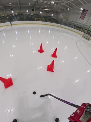 Rippin through another puck line today. Still in trying to process the Olympic game 😫🏒 #zacbell 