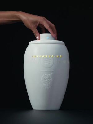 Introducing the world’s first ever music-streaming urn from Liquid Death x Spotify. Finally death is a lot less boring.