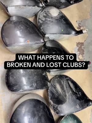 Ever wondered what we do with lost clubs? 🤔 #drivingrange #golfers #golfswing 