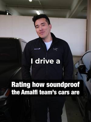 How soundproof are the Amalfi Team's cars?  #FlyAmalfi #OfficeDrama #Challenge
