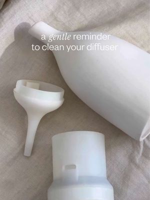 A reminder to clean your diffuser, so the energy in your space stays in a good flow state all year round 🙂‍↔️💫  #essentialoils #essentialoildiffuser #diffuser #selfcareritual 