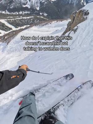 One can hurt the body, the other the soul #ski #skiing 