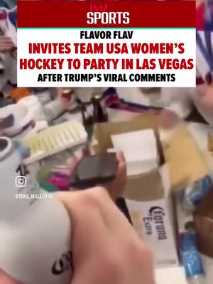 Flavor Flav has extended an invite to Team USA Women’s Hockey to host them in Las Vegas after President Trump joked about “having to” invite them to the White House along with the men’s team.