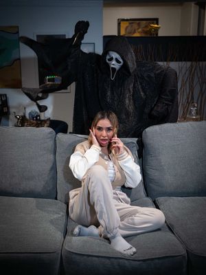 The night things got scary 😱 #Scream7 will hit theaters February 27.  @Paramount Pictures @Ghostface  🎥 @rsmediia_ 