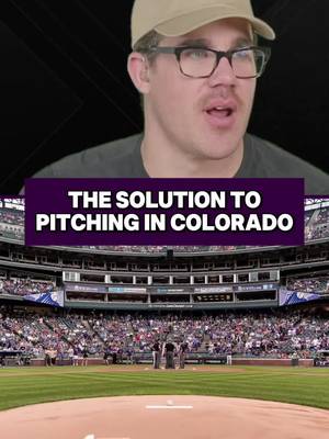 The solution to solving the pitching in Colorado #MLB #Baseball #Rockies #pitching