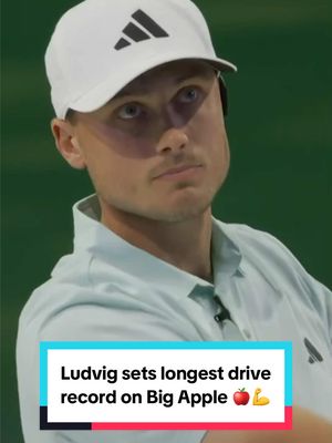 Big drive, Big Apple 🍎 #LudvigAberg smashes it 338 yards on #NewYork’s team hole! 💪 📺: @ESPN #TGL #golf #bigapple 