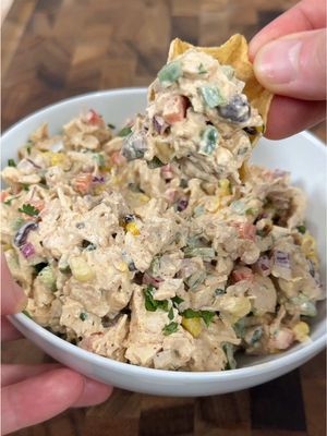 Southwest Chicken Salad #FYP #mrmakeithappen #foryou 