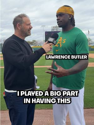Lawrence Butler says he is the reason MLB is using the automated ball-strike system #MLB #baseball #umpire #sports