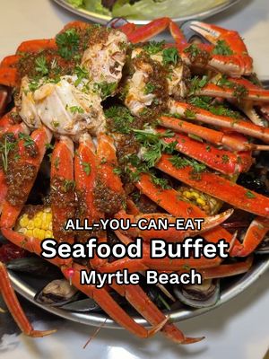 ALL-YOU-CAN-EAT seafood buffet in 📍Myrtle Beach: @Hooks Calabash seafood buffet  🦀 TAG someone you want to go here with and follow me for more gems in the Carolinas 💎 #myrtlebeach #WhereToEat #southcarolina #843 #myrtlebeachsc 