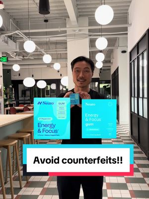 We’ve been seeing some questions about counterfeits, so here’s how to make sure you're getting the real Neuro 🤝 Shop directly on neurogum.com, our official Amazon storefront, or our verified TikTok Shop. You can also use our store locator to shop retail locations near you 😊 Looking for the new packaging Kent’s holding? It’s available exclusively at 202 select Walmart stores we just launched in — check the store locator to find one near you! When in doubt, send us a DM - we've got you! #neuro #neurogum #energyandfocus #naturalcaffeine #counterfeits 